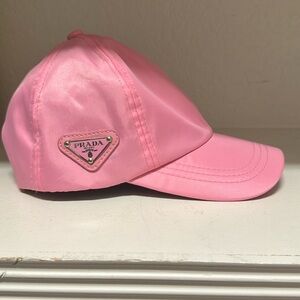 Pink Prada hat